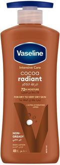 Vaseline Body Lotion Intensive Care Cocoa Radiant Hydrating Formula 400ml
