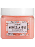 Shea Sugar Scrub Moroccan Rose Exfoliating Body Scrub Cosmo 450g