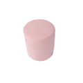 Salon System Pink Round Ladies Chair - Velvet Fabric - 39cm Height
