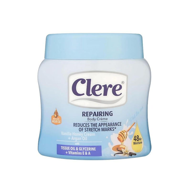 Clear Body Moisturizing Cream, Honey and Vanilla, 500ml