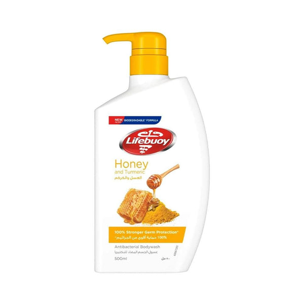Best Smelling Body Wash Honey Turmeric Antibacterial Lifebuoy 500ml