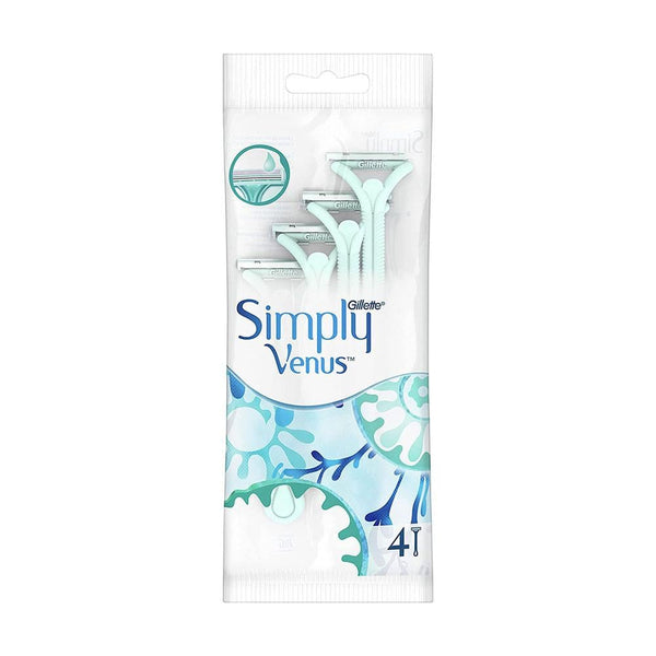 Gillette Simply Venus Razor Blades with Aloe Vera 4 Pieces