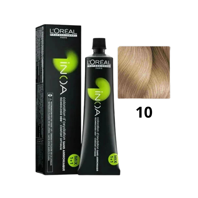 L'Oreal Paris Permanent Hair Color, Ammonia-Free, Extra Light Blonde 10, 60g