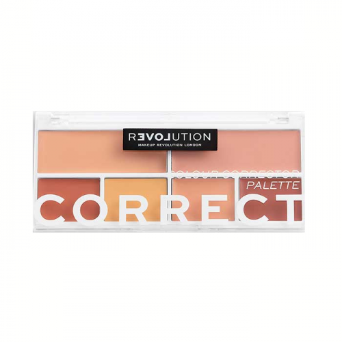 Revolution Correct Me Concealer Palette, 6 Colors, Cream Texture, 4g