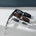 Black Sunglasses Tortoiseshell Frame Unisex UV Protection Glasses 1 Pair