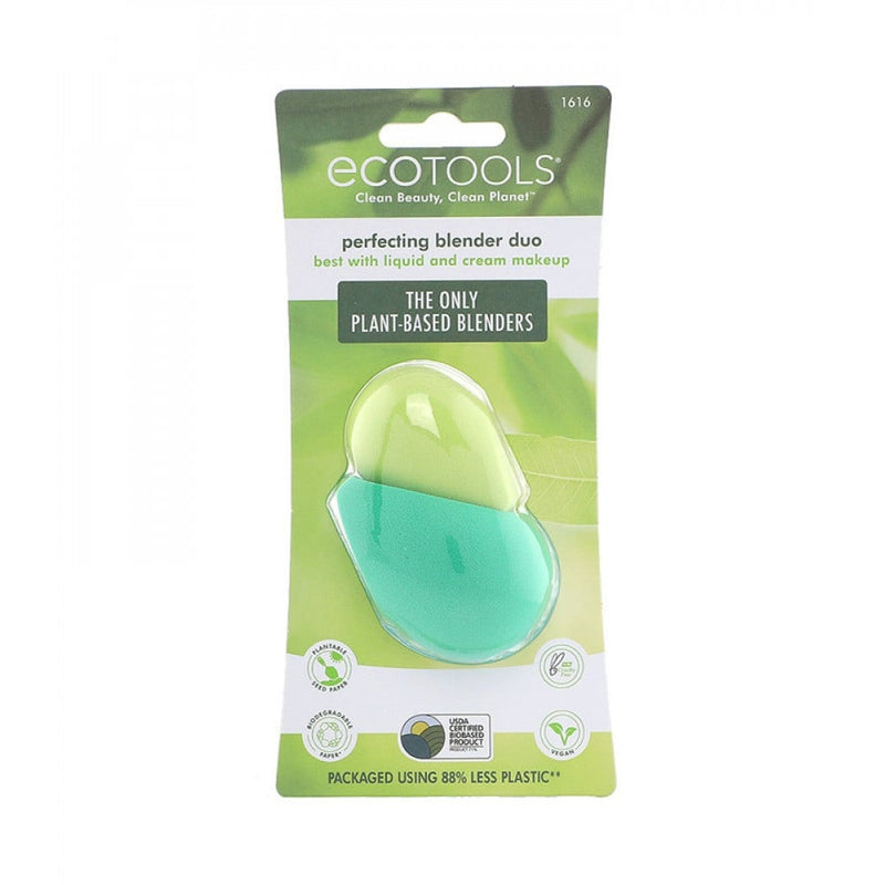 Ecotools Dual Makeup Blending Sponge Set, 2 Piece, Plant-Based Foam