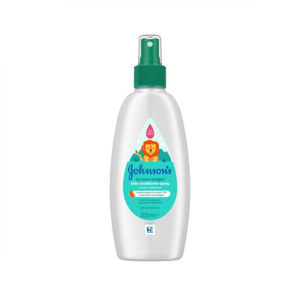 Johnson's No More Tangles Kids Conditioner Spray, Detangling, 200 ml