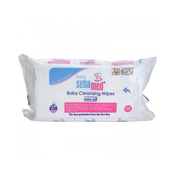 Sebamed Baby Wet Wipes pH 5.5 72 Count