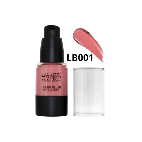 Make Over 22 Liquid Blush LB001 Waterproof Buildable Pigmented