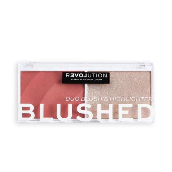 Relove Colour Play Blush and Highlighter Duo, Cute Palette