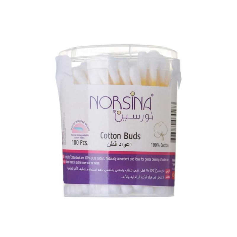 Norsina Turkish Cotton Swabs, 100 Count, Personal Care