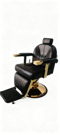 Salon System BX-2950G Men's Barber Chair Gold Trim