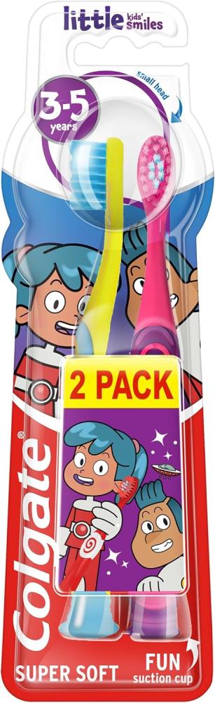 Kids Toothbrush Extra Soft Bristles Oral Hygiene Colgate 2 Pack