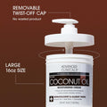 Advanced Clinicals Coconut Oil Body Cream - 454g