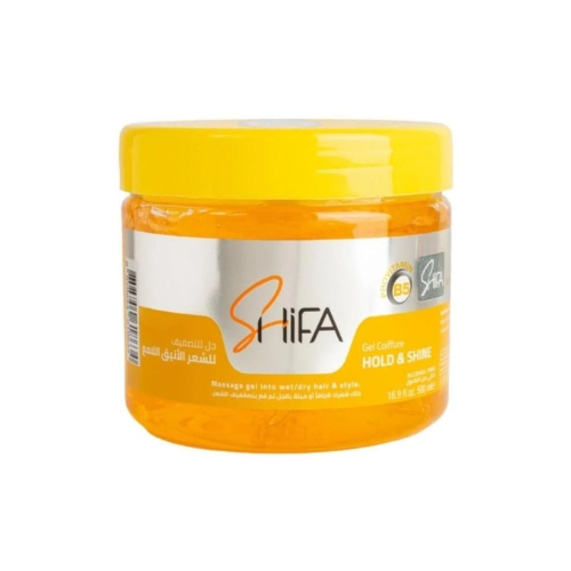 Shifa Hair Hold Gel, Alcohol-Free, Strong Hold, 500ml