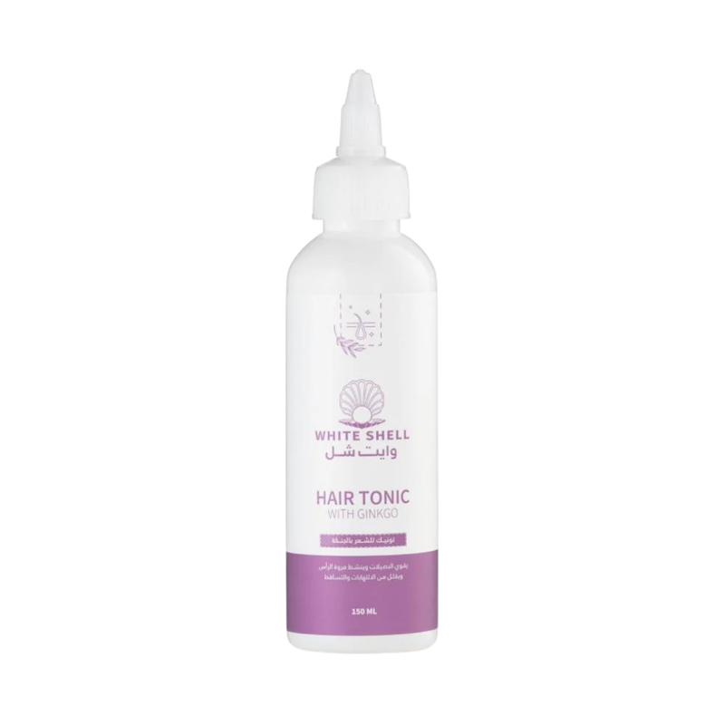 White Shell Ginkgo Hair Tonic for Strengthening and Growth, 250ml