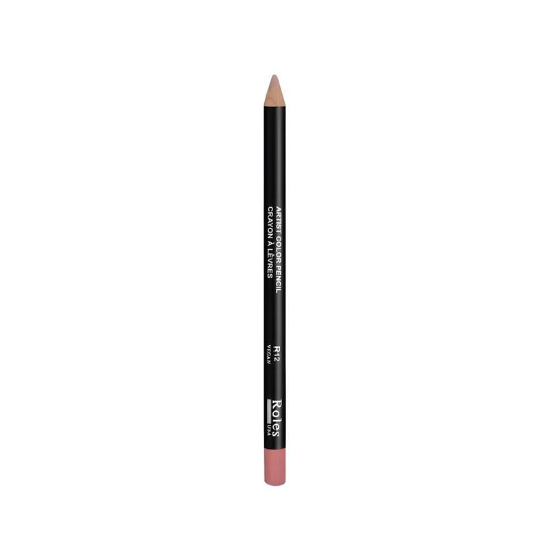 Roles Lip Liner R12 Creamy Long-Lasting Pencil