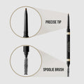 Max Factor Eyebrow Pencil 30 Dark Brown Precise Shaping Built-In Brush