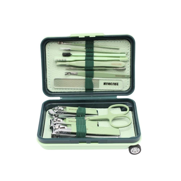 Queen Line Pedicure Kit Travel Case Nail and Foot Care Tools GNR-2484