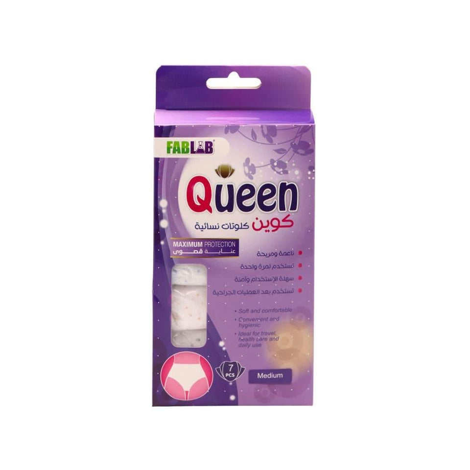 Health & Smart Queen Special Days Briefs Post-Surgery Panties Comfort & Protection Medium