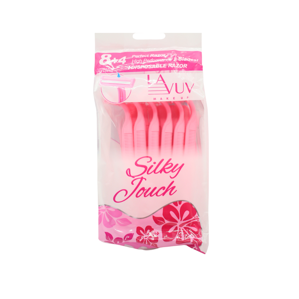 Lavuv 2-Blade Razors for a Close Shave, Pink, 12 Count
