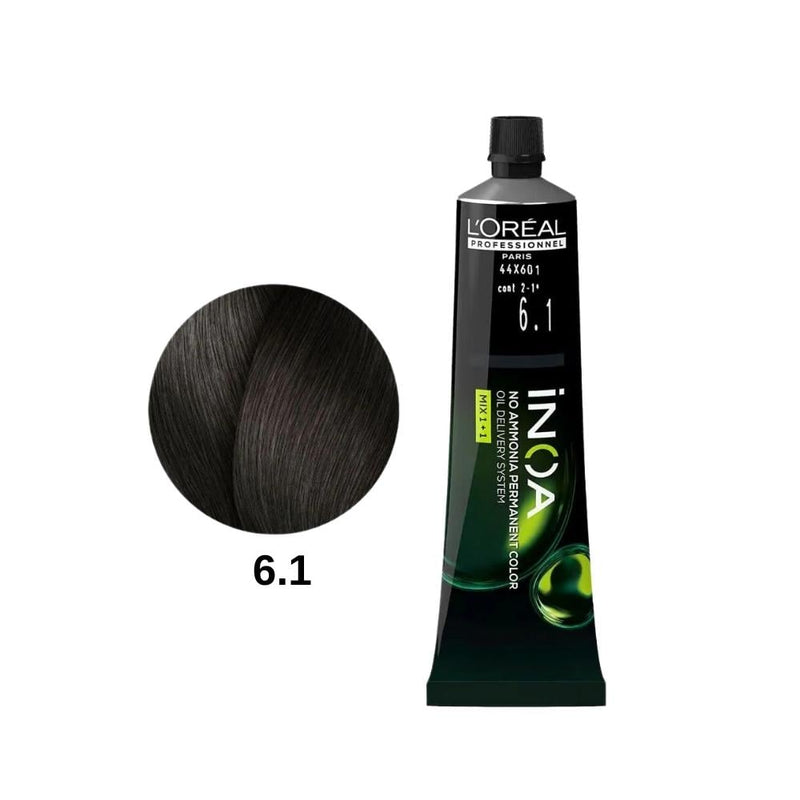 L'Oreal Paris Permanent Hair Color Ammonia-Free Dark Ash Blonde 6.1 60g