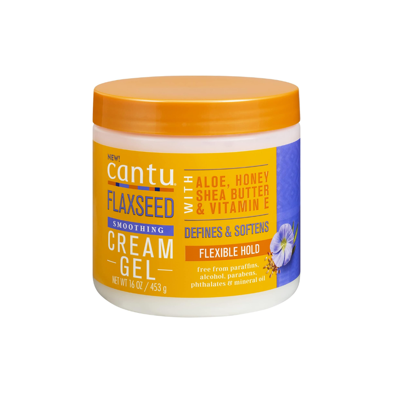 Cantu Flaxseed Smoothing Cream Gel, Hydrating Formula, 453g