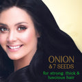 Herbs India Onion & 7 Herbal Seeds Oil for Stronger Longer Hair, 280 ml