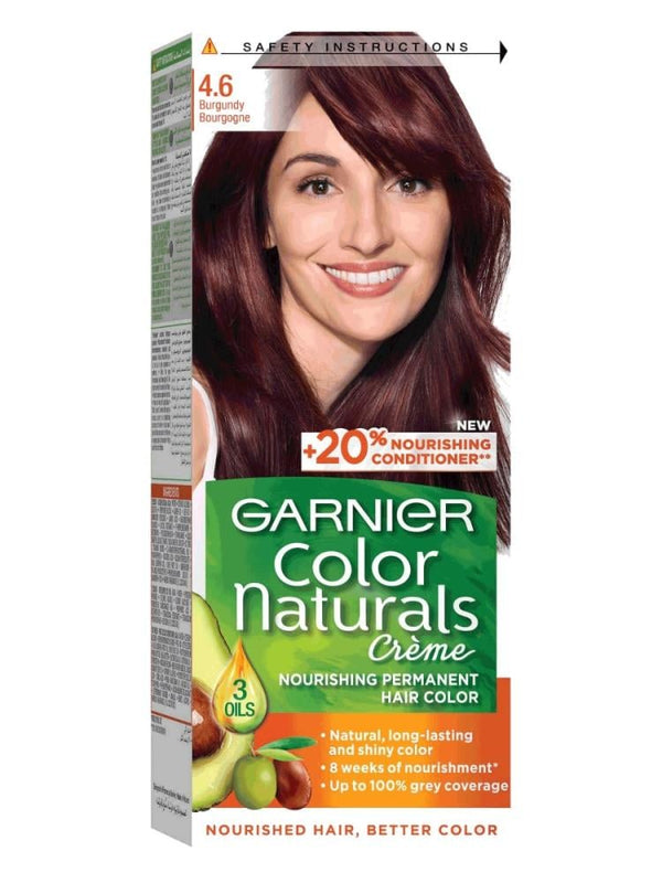 Garnier Hair Dye Burgundy 4.6 Color Naturals 100ml