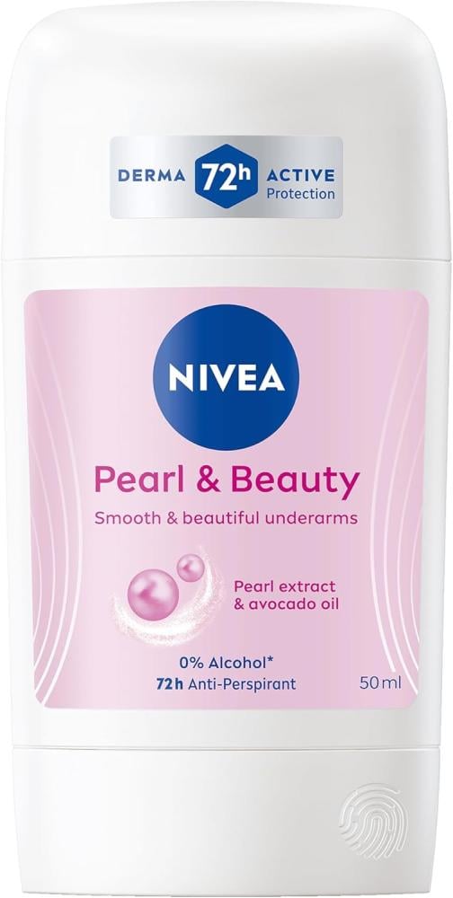 Deodorant Stick for Women Alcohol-Free Pearl & Beauty Nivea 50ml