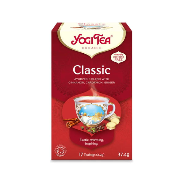 Yogi Organic Ginger Tea with Cinnamon and Cardamom 17 Sachets