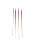 Beauty System Blackhead Removal Kit with Rose Gold Metal Tools