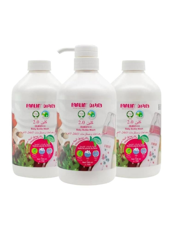 Farlin Baby Bottle Cleanser - 700ml (2+1 Free)
