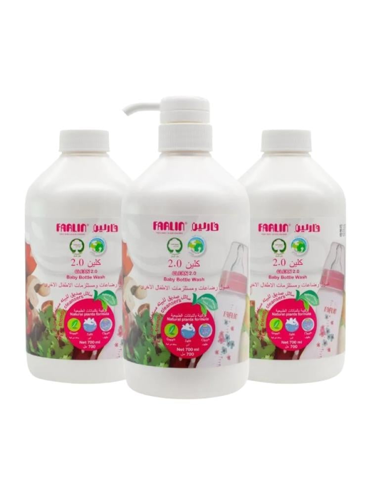 Farlin Baby Bottle Cleanser - 700ml (2+1 Free)