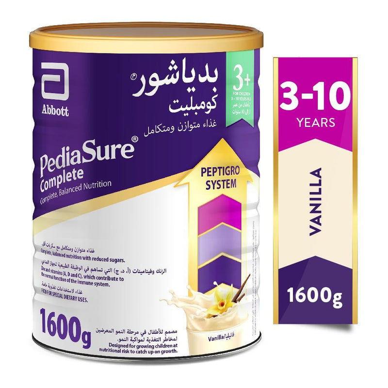 Child Nutritional Milk Vanilla Powder Growth Support Pediasure 1600g