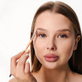 Eyebrow Spoolie Brush Dual-Ended Angled Grooming Tool F15 Neferti