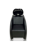 Salon System Hair Washing Chair with Black Leather Basin BM78248