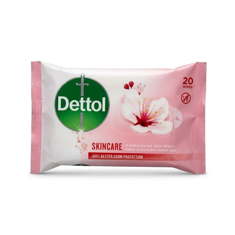 Dettol Wet Wipes Skin Care Antibacterial 20 Wipes