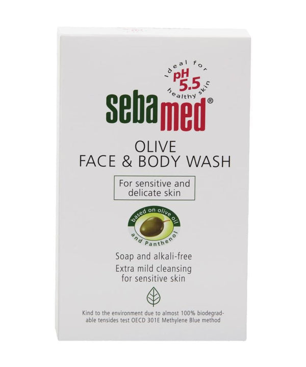 Face and Body Wash Olive Oil Hydrating Sebamed 200ml