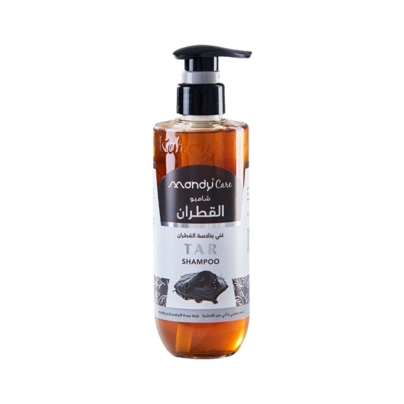 Mandy Care Tar Shampoo for Deep Cleansing and Moisturizing, 400ml