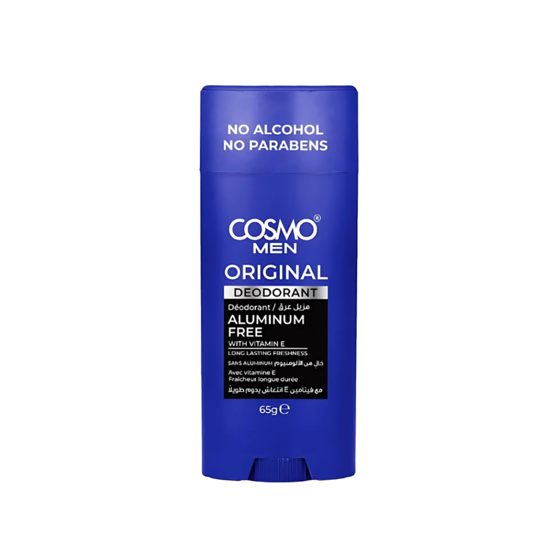 Cosmo Men's Aluminum-Free Solid Deodorant with Vitamin E, 65g