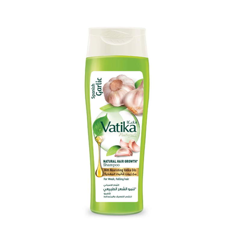 Best Shampoo For Oily Hair Garlic Extract Growth Support Vatika 400ml