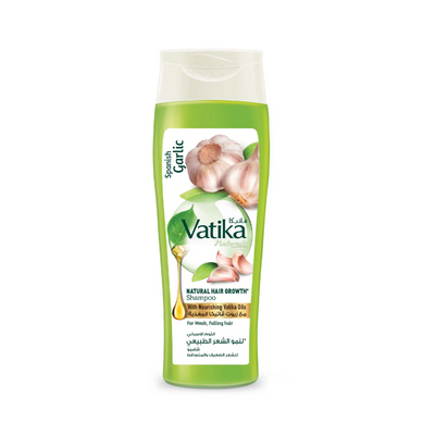 Vatika Garlic Hair Growth Shampoo 400ml - Reduces Hair Loss & Shine