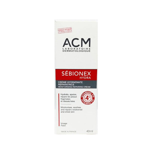 Face Cream Hydrating Repair Hyaluronic Acid ACM Sebionex Hydra 40ml