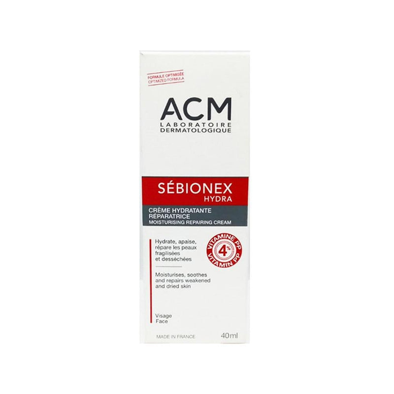 Face Cream Hydrating Repair Hyaluronic Acid ACM Sebionex Hydra 40ml