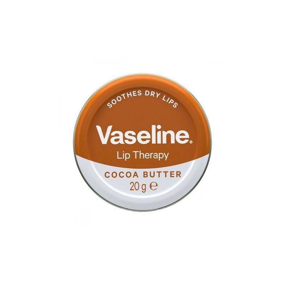 Vaseline Lip Therapy Cocoa Butter Lip Balm for Dry Lips Vanilla Scent 20g