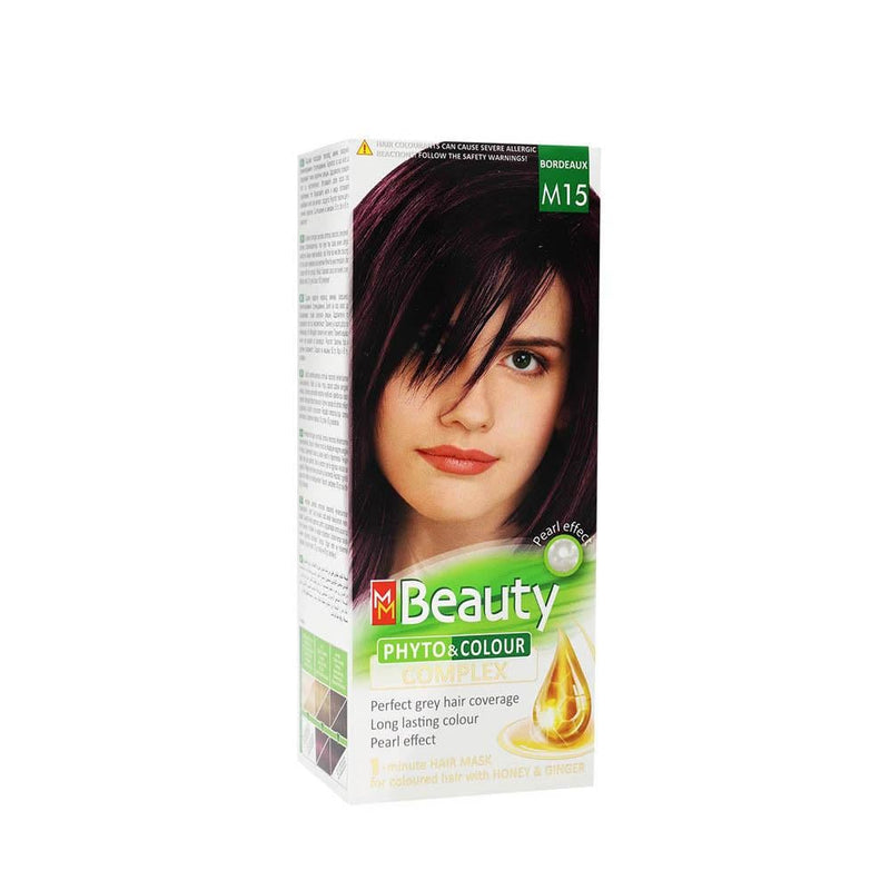 Hair Dye Bordeaux M15 Rich Radiant Color MM Beauty 100ml