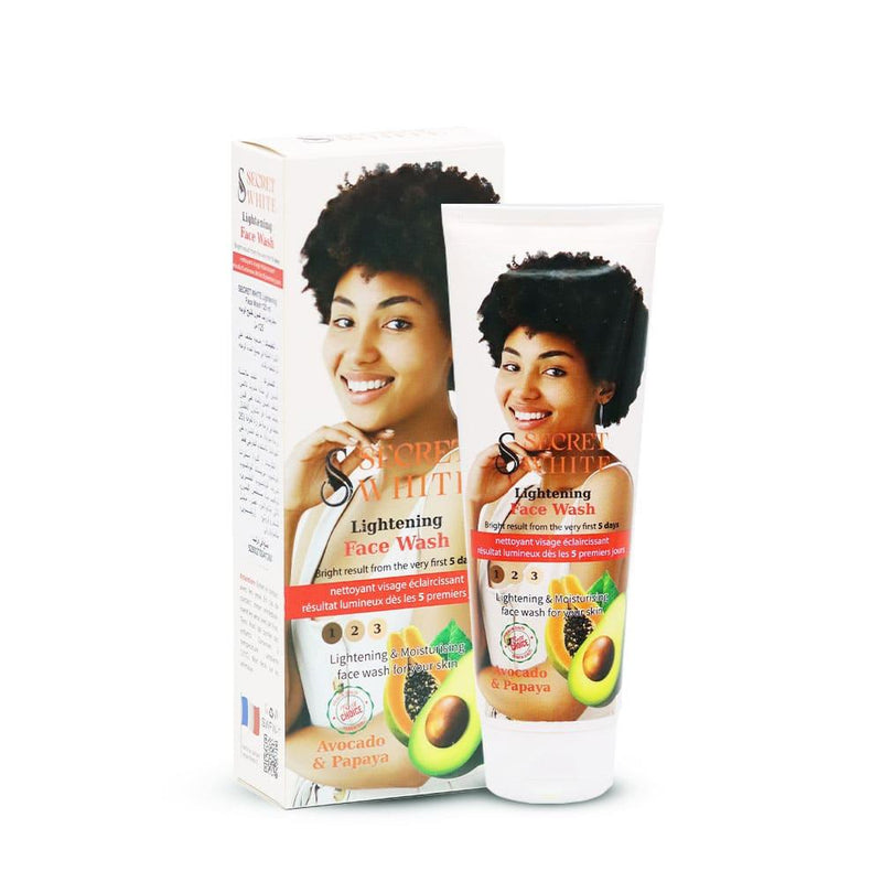 Face Wash Brightening Avocado & Papaya Secret White 125ml