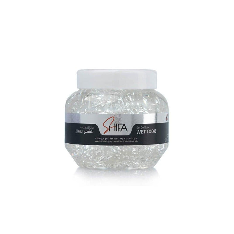 Wet Look Hair Gel Strong Hold Glossy Finish Shifa 300ml