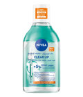 Clear Up Micellar Water Makeup Remover Gentle Cleansing Nivea 400ml